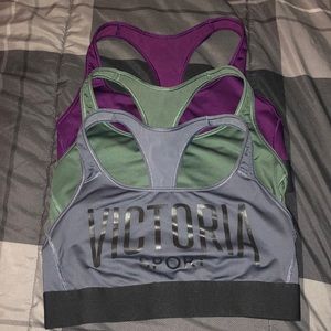 3 racer back sports bra